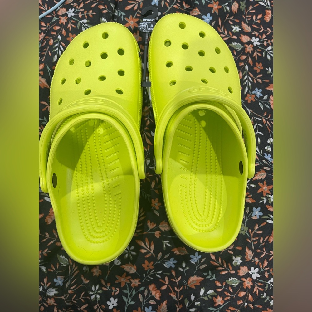 Lime Crocs